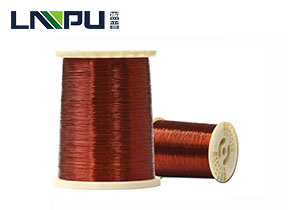 Polyester or polyesterimide enamelled round copper wire overcoated with polyamide, class 180